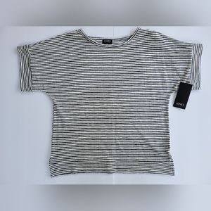 NWT Navy Striped Jones New York Top Medium